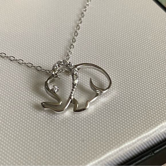 Diamond Elephant Necklace - Picture 4 of 6